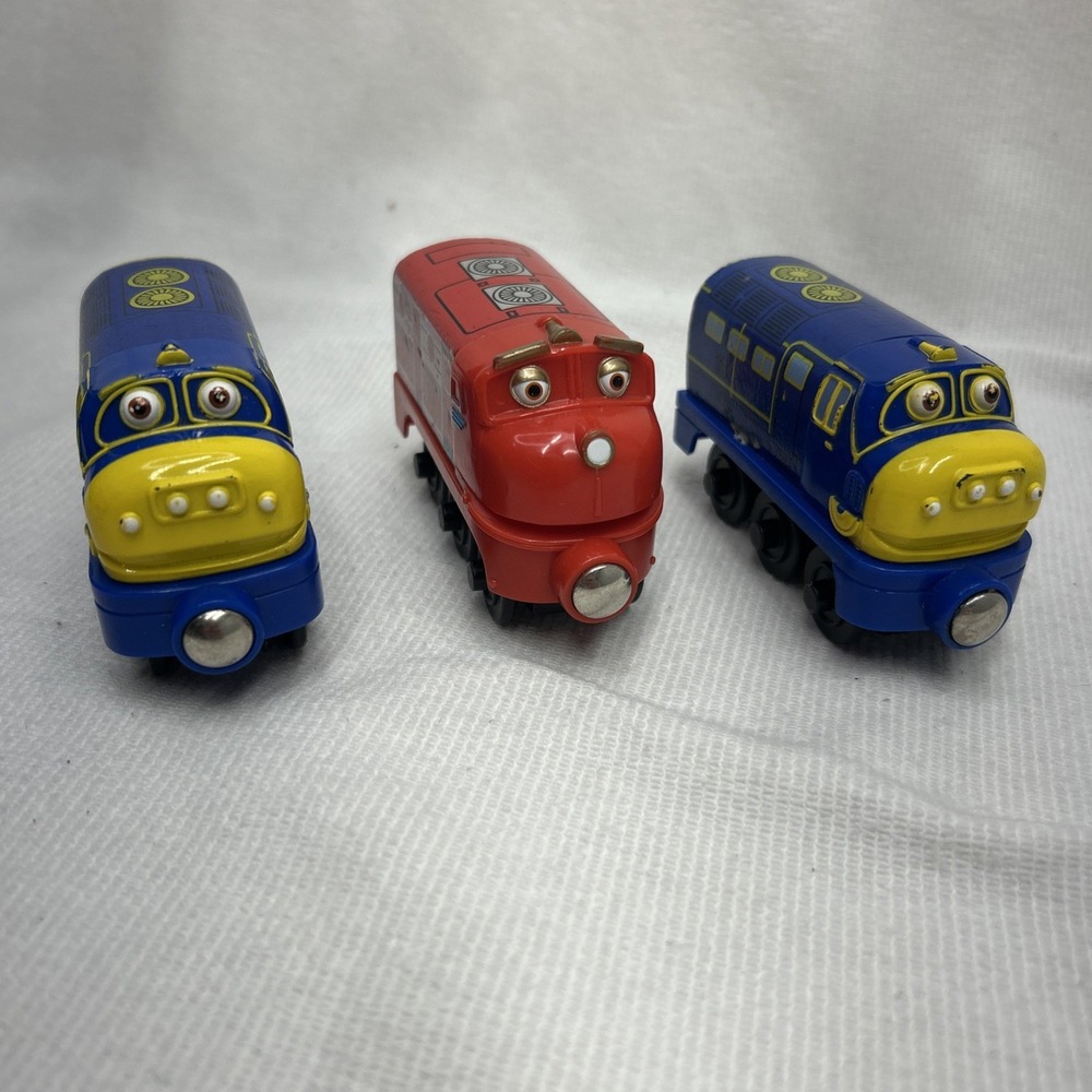 Thomas & Friends Larger Wooden Engines 2 Brewster & 1 Wilson See Photo For Size